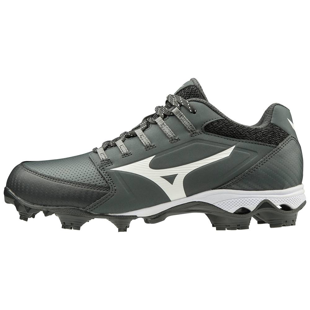 Damske Softball Obuv Mizuno 9-Spike Advanced Finch Elite 4 TPU Molded Siva/Biele Vypredaj UTRA73462